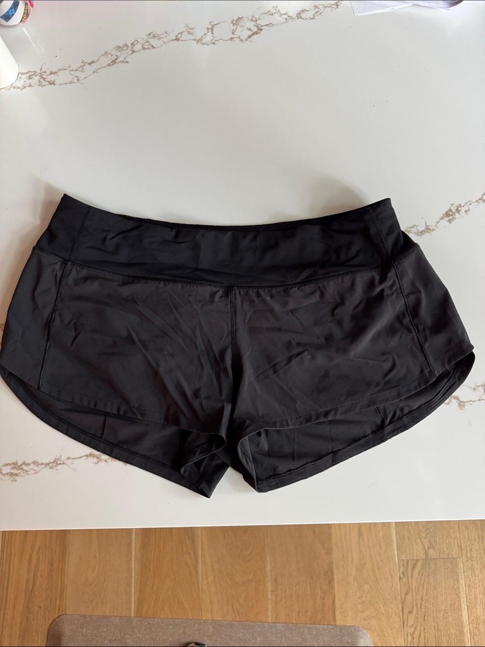 Lululemon Black Women's Running Shorts - Size 8
